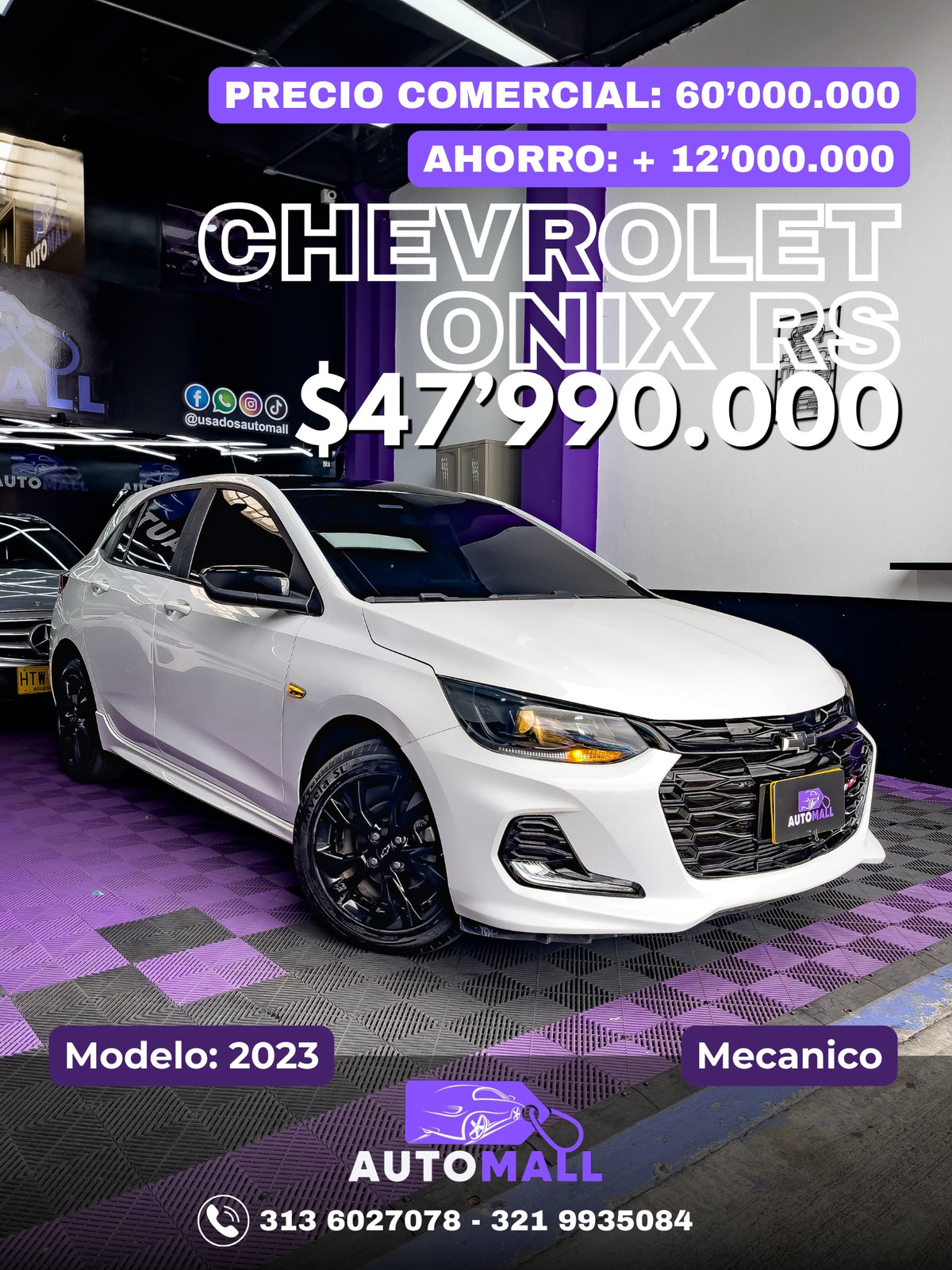 Chevrolet Ónix RS 2023